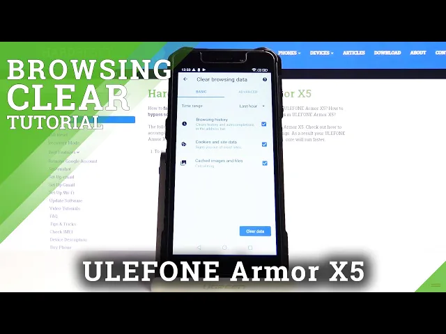 Video thumbnail for How to Clear Browsing Data on ULEFONE ARMOR X5 - Reset Cookies / Wipe Browsing History