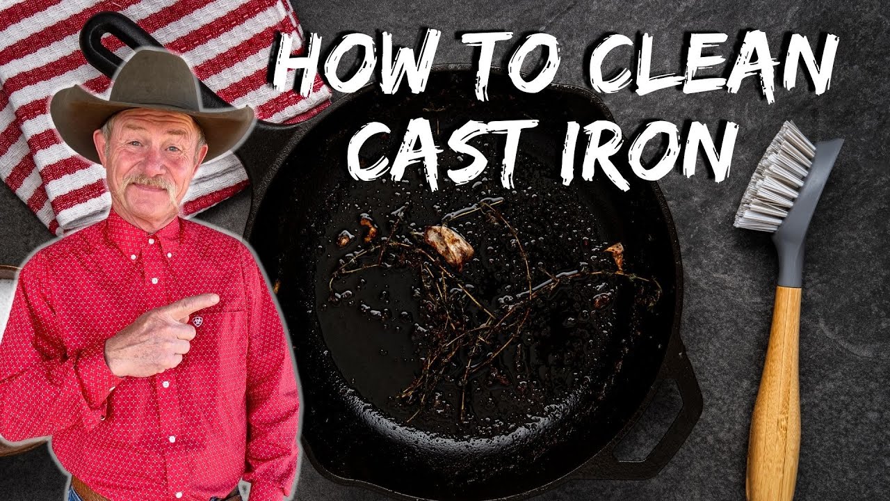 'Video thumbnail for Easily Clean your Cast Iron Like a Pro!'
