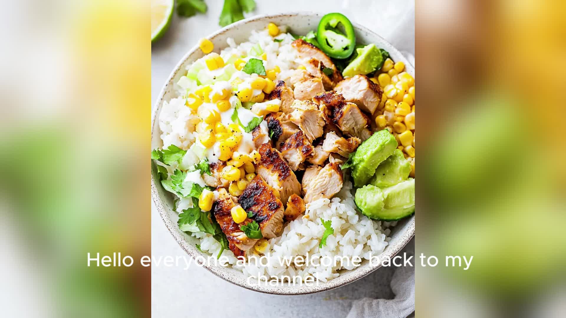 Video thumbnail for Street Corn Chicken Rice Bowl Recipe