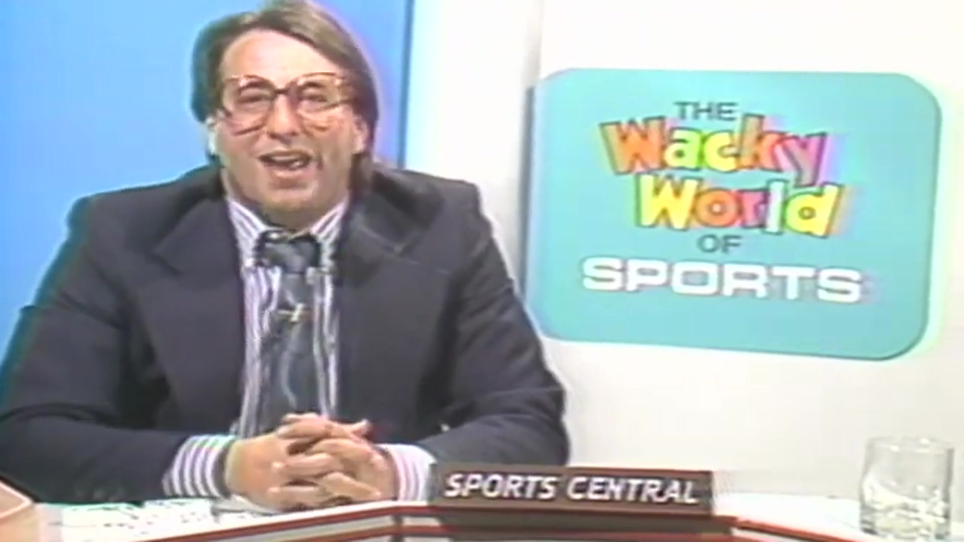 'Video thumbnail for Bob Uecker introduces Scott Baio Tennis Challenge News break on Ep. 3 of The Wacky World of Sports'