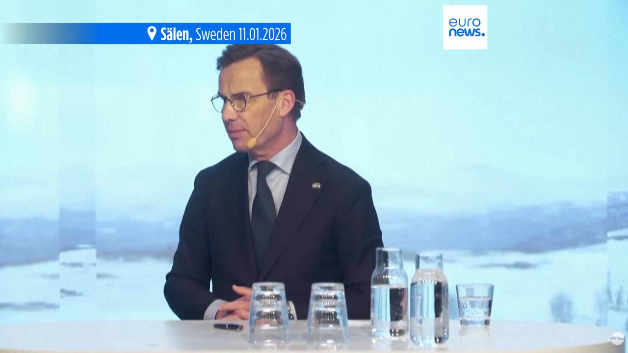 Video thumbnail for Germany pledges increased Arctic role as Trump says Greenland protected by 'two dog sleds'