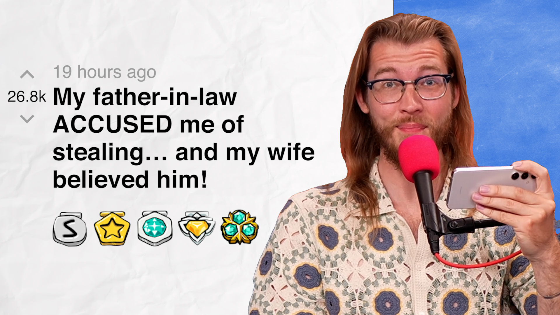 Video thumbnail for My father-in-law accused me… and my wife took his side!  Part 1 - r/BORUpdates | Reddit Stories