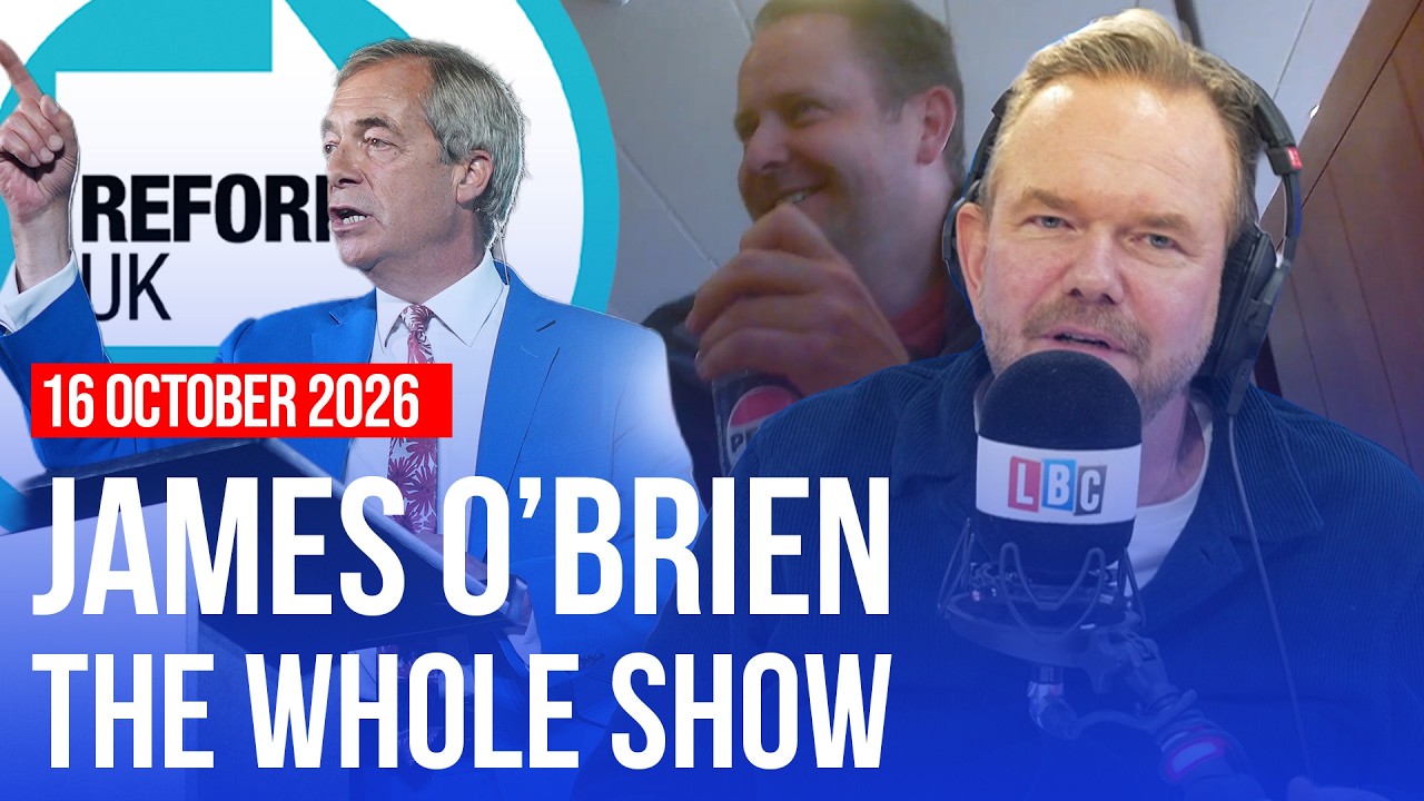 Video thumbnail for "Go to bed with a racist, wake up next to a misogynist" | James O'Brien - The Whole Show