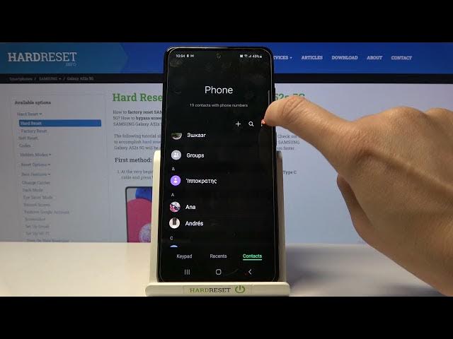 Video thumbnail for How to Block Number on SAMSUNG Galaxy A52s - Block Calls