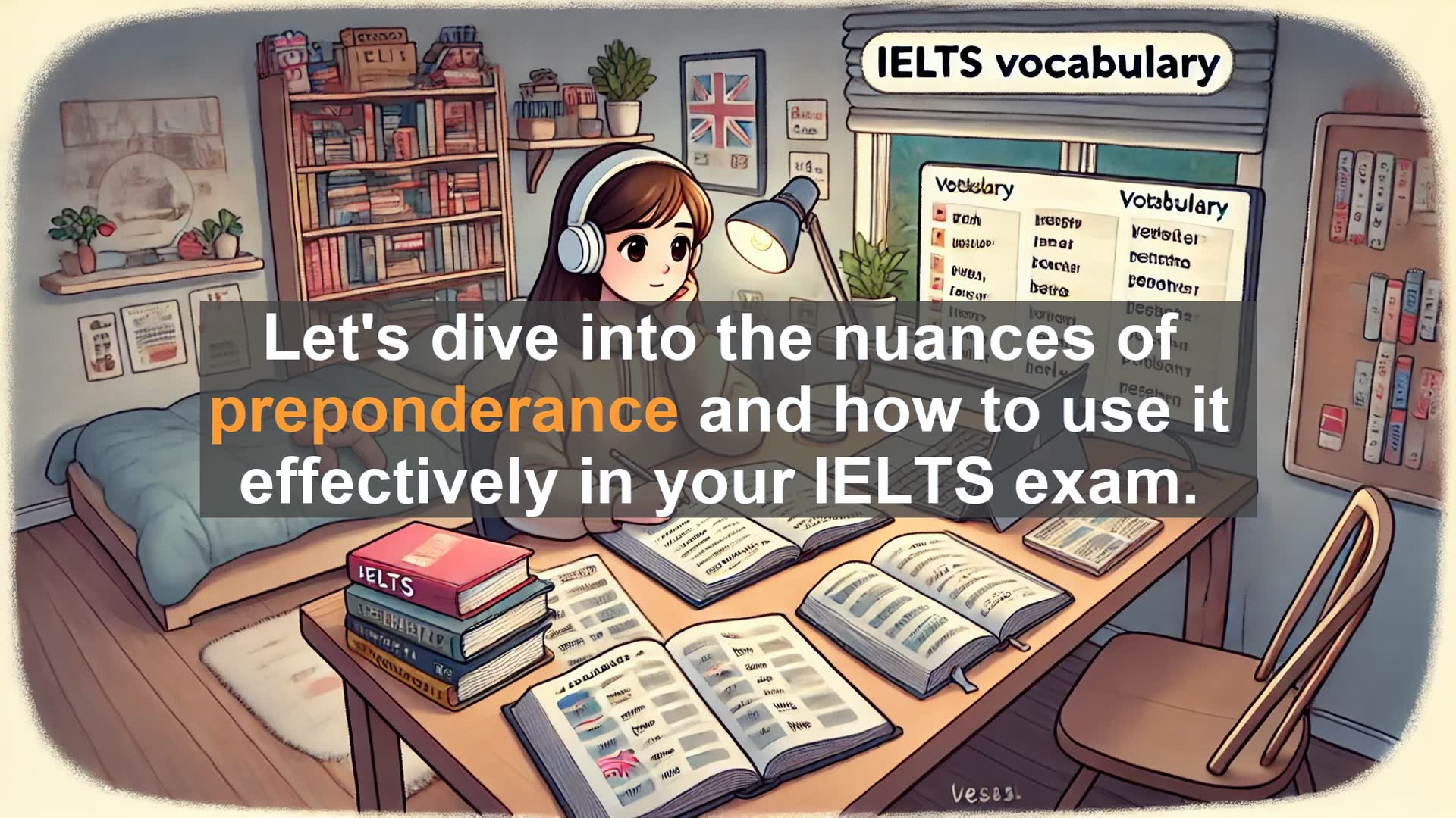 'Video thumbnail for 2000 Must Know IELTS 9.0 Vocabulary - Preponderance: Boost Your IELTS Score with This Powerful Word'