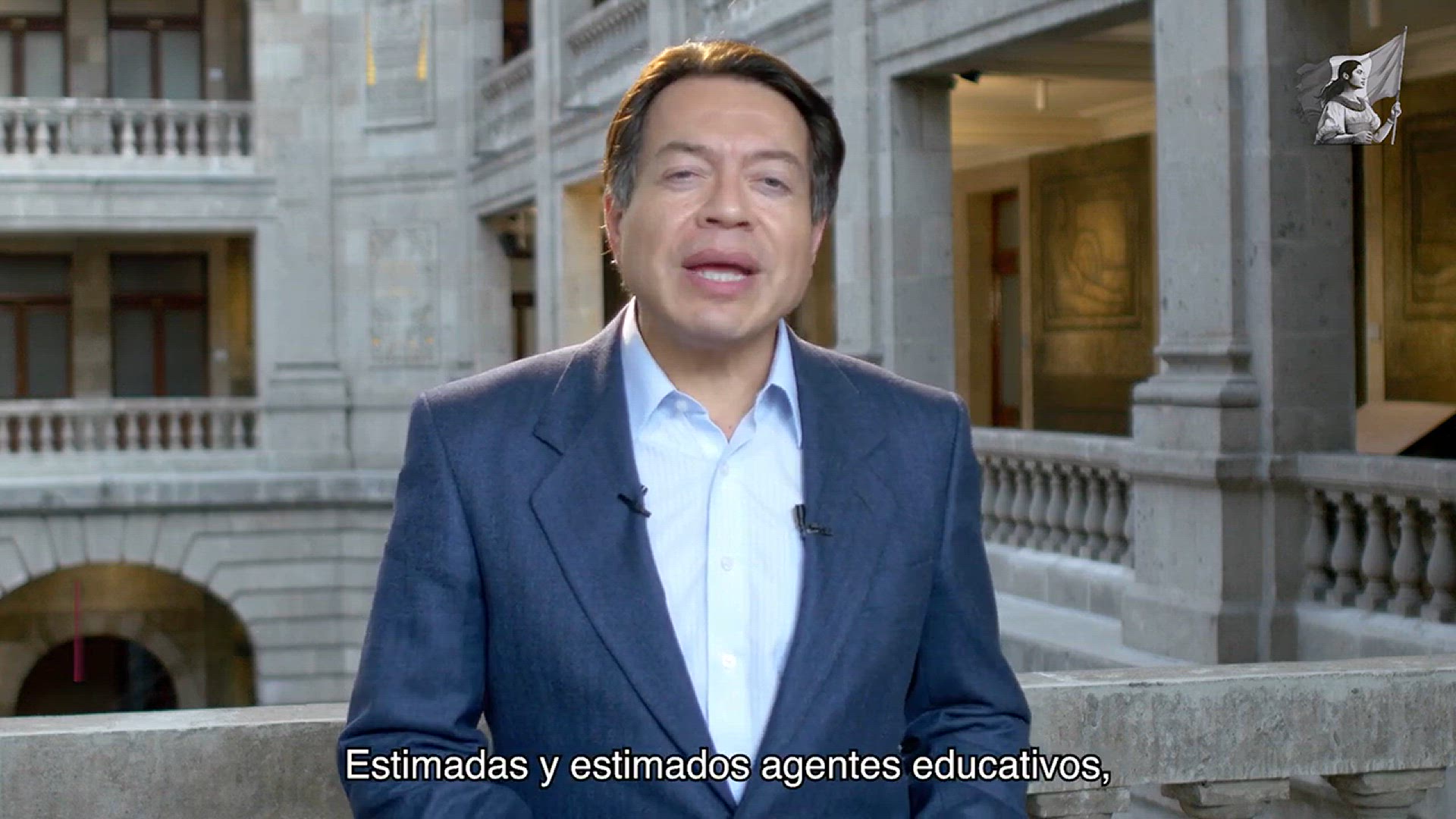 'Video thumbnail for Mensaje de Mario Delgado: quinta sesión del Consejo Técnico Escolar'