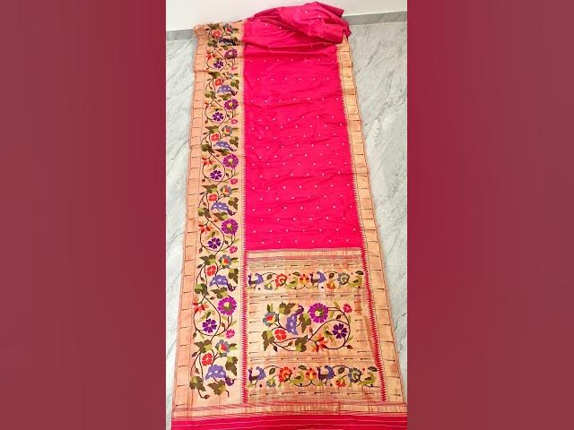 Video thumbnail for Half allover and Allover Work Paithani sarees #paithani #saree #indianhandlooms #indianattire