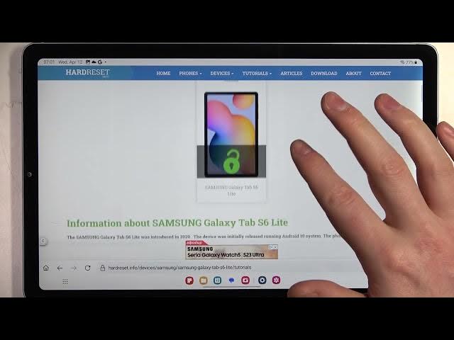 Video thumbnail for Does SAMSUNG Tab S6 Lite 2022 Have AMOLED Display? - Check Screen Parameters