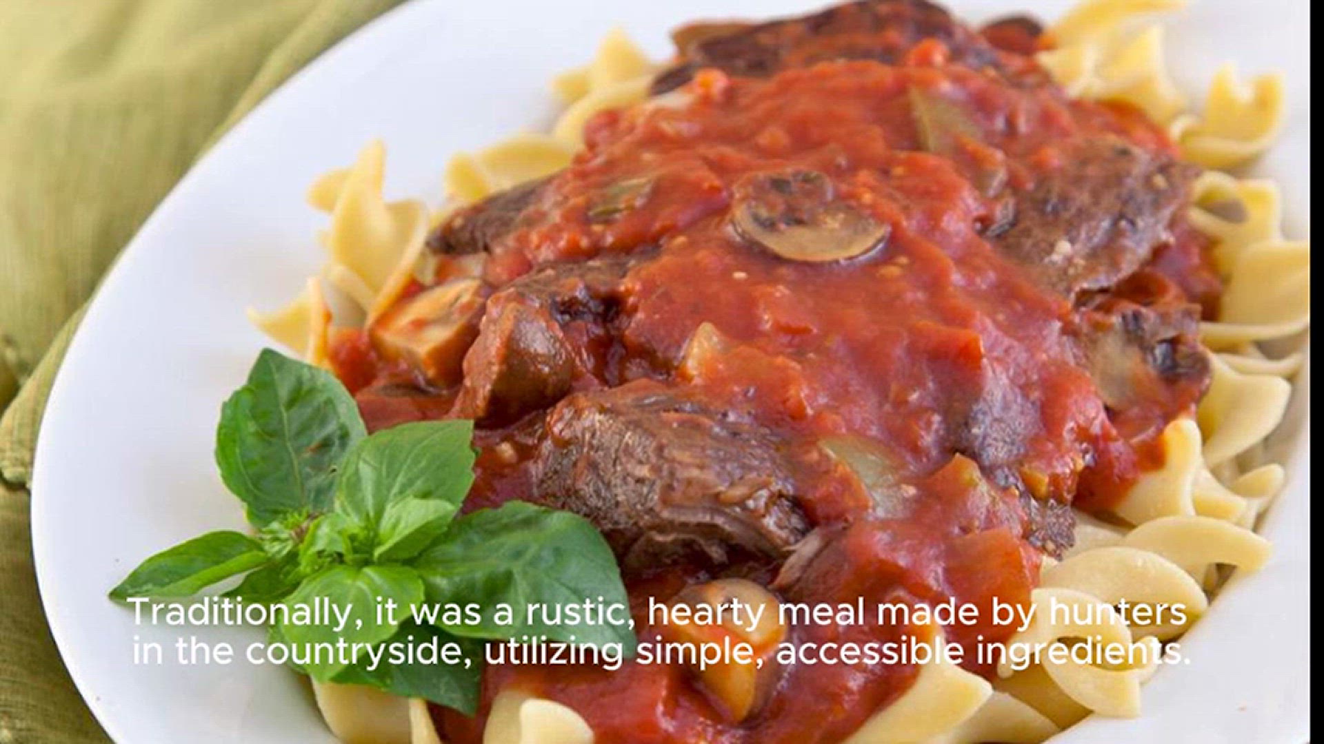 'Video thumbnail for Cacciatore recipe'