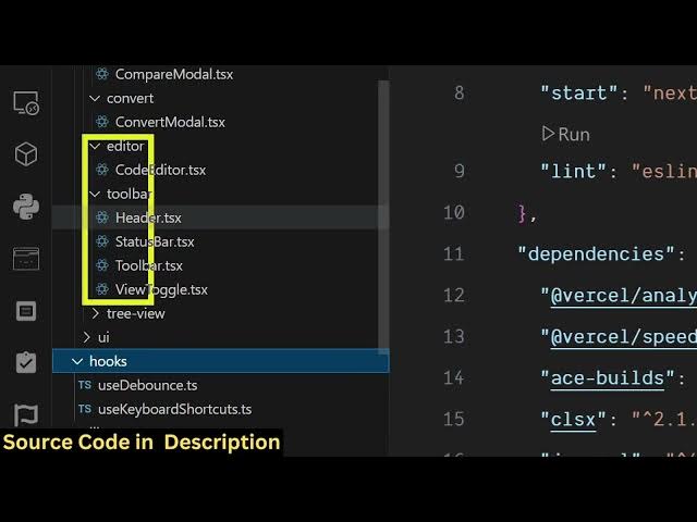 Video thumbnail for Build a Next.js JSON Editor Offline Web App to Format,Validate & Minify JSON in Browser Using TS