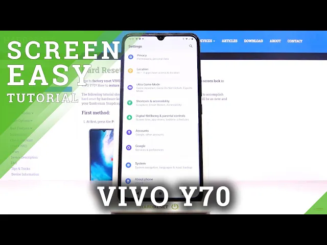 Video thumbnail for How to Check Total Screen Time on VIVO Y70 – Screen Usage