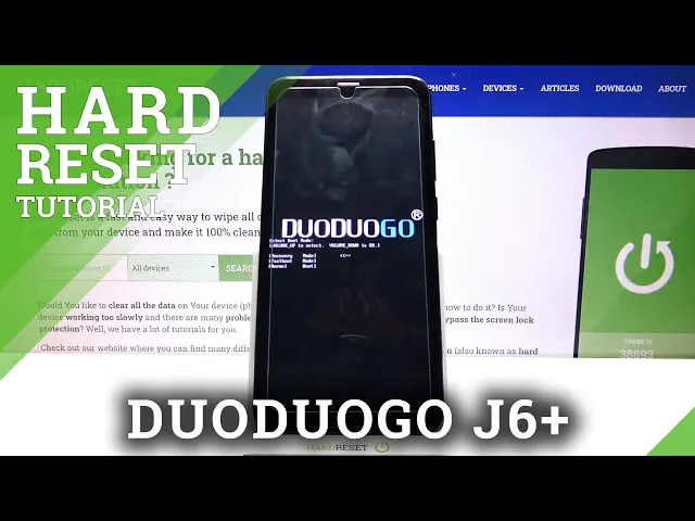Video thumbnail for How to Hard Reset DUODUOGO J6+ - Recovery Mode