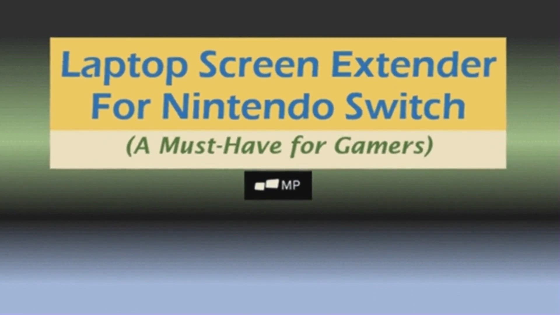 Video thumbnail for Transform Your Nintendo Switch Gaming with Laptop Screen Extenders