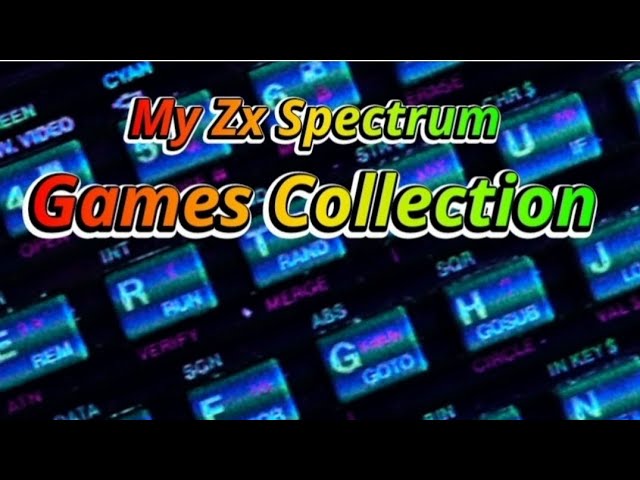 Video thumbnail for My full Zx Spectrum Game Collection.
