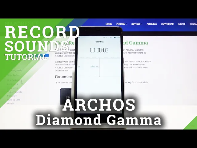 Video thumbnail for How to Record Sounds in Archos Diamond Gamma – Voice Recording