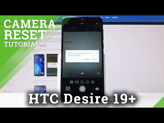 Video thumbnail for How to Camera Restore Settings in HTC Desire 19+ | Default Camera Setup