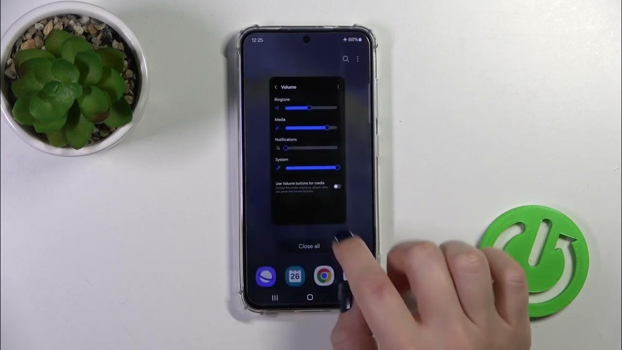 Video thumbnail for How to Mute Notifications Sound on SAMSUNG Galaxy S24