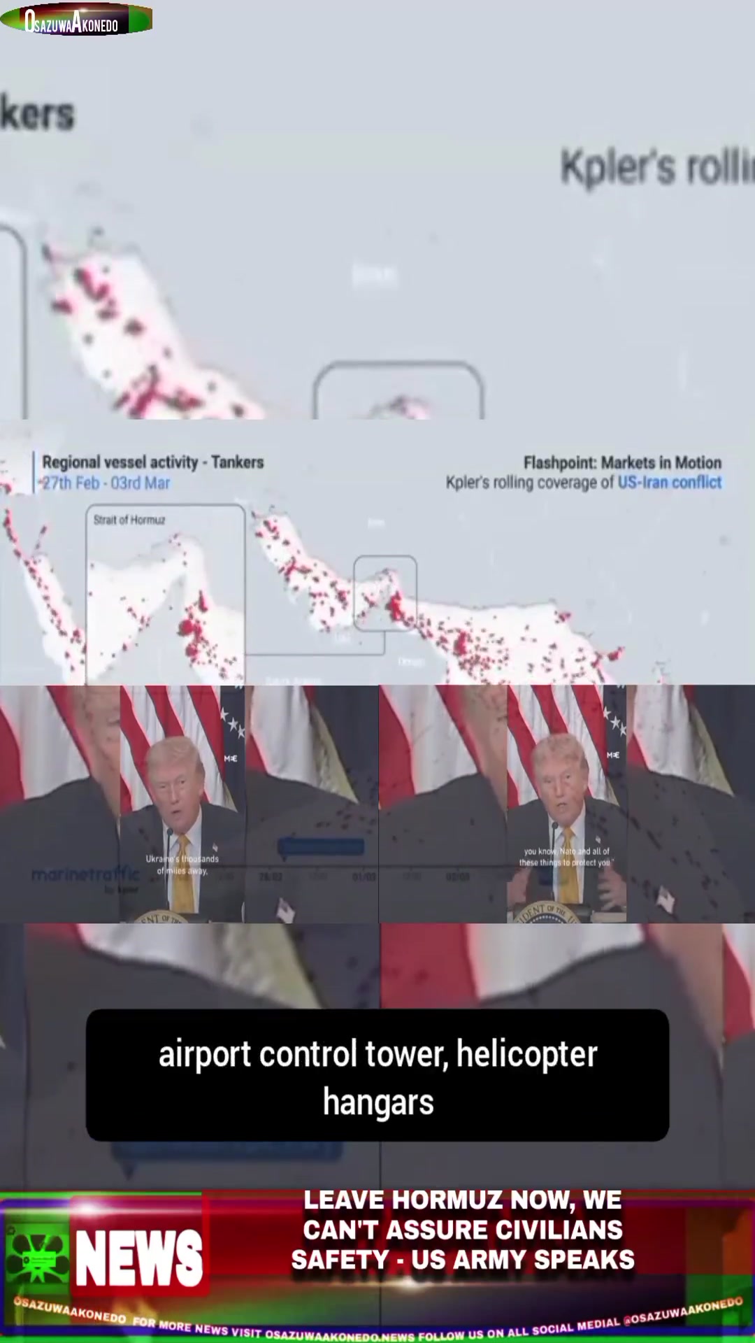 Leave Hormuz Now, We Can’t Assure Civilians Safety – US Army Speaks