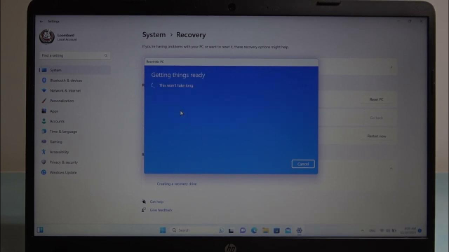 Video thumbnail for How To Factory Reset HP 250 G8