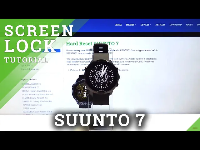 Video thumbnail for How to Lock Screen in SUUNTO 7 – Deactivate Screen & Button Actions