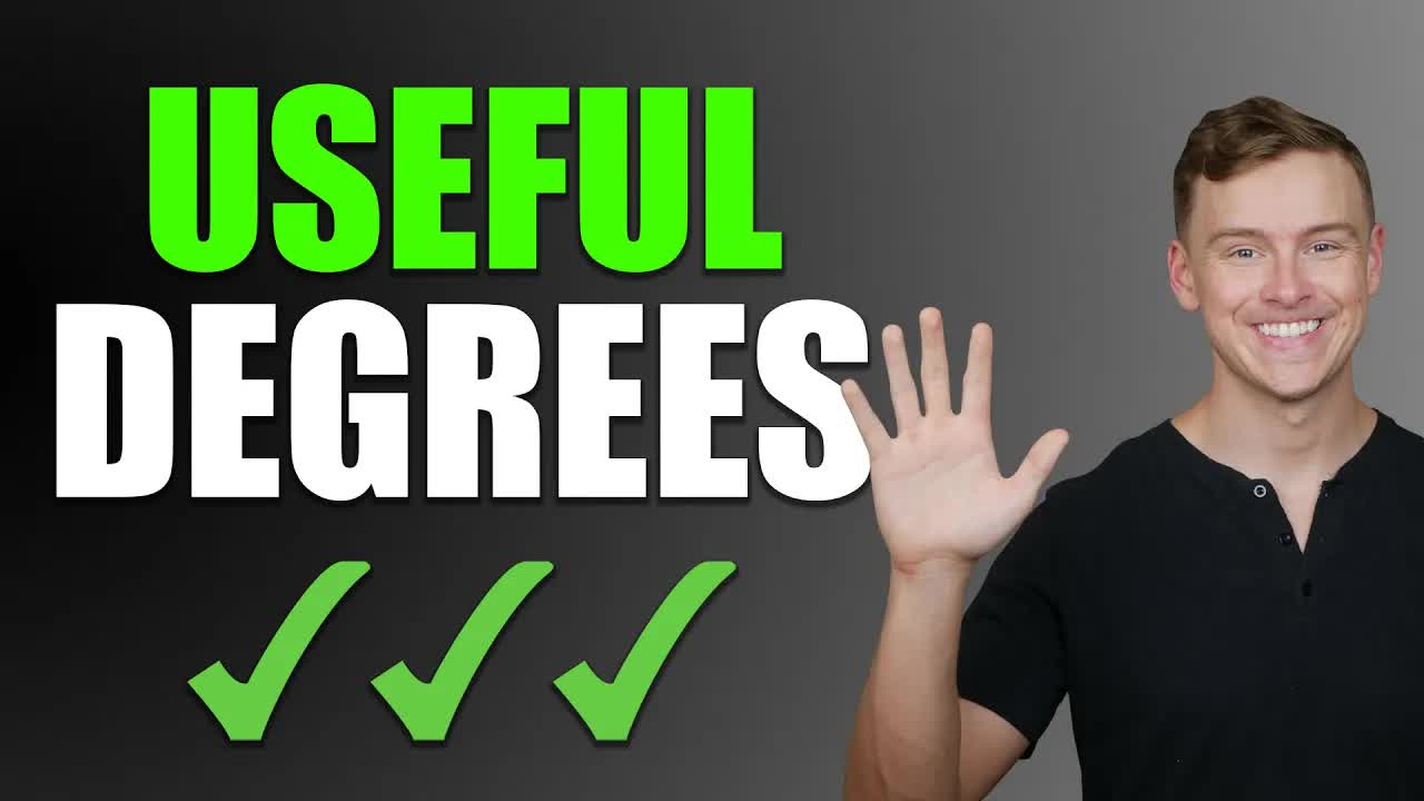 Video thumbnail for Shane Hummus: top college degrees for career growth & job security