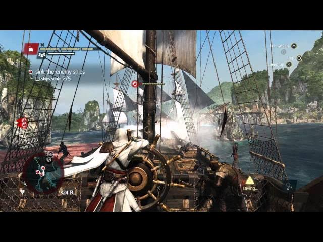 Video thumbnail for Assassin's Creed IV: Black Flag - Trust is Earned: Sail to Coast of Africa, Navel Ship Battle