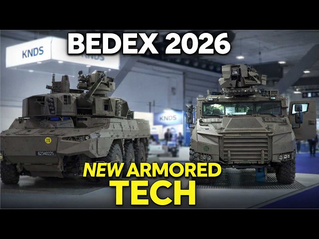 Video thumbnail for Inside Belgium’s BEDEX 2026 Defense Expo | Military Vehicles, Drones & Weapons