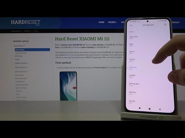 Video thumbnail for How to Find All Alarm Tones in XIAOMI Mi 11i - Alarm Sounds