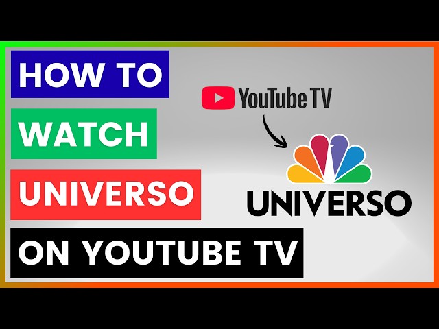 Video thumbnail for How To Watch Universo On YouTube TV? [in 2026]