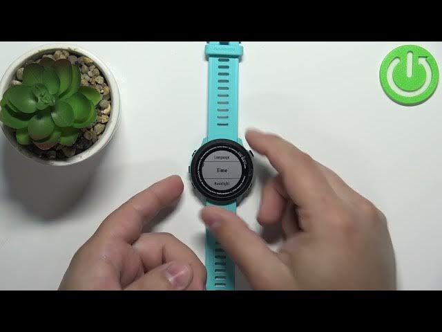 Video thumbnail for How to Change Time Format on GARMIN Forerunner 55 - Set Up Time Format