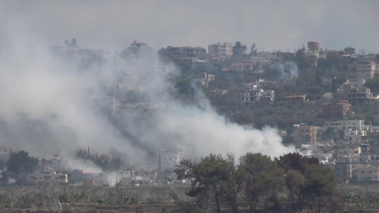 Video thumbnail for Lebanon: Israel targets southern Lebanon with phosphorus bombs, state media reports.