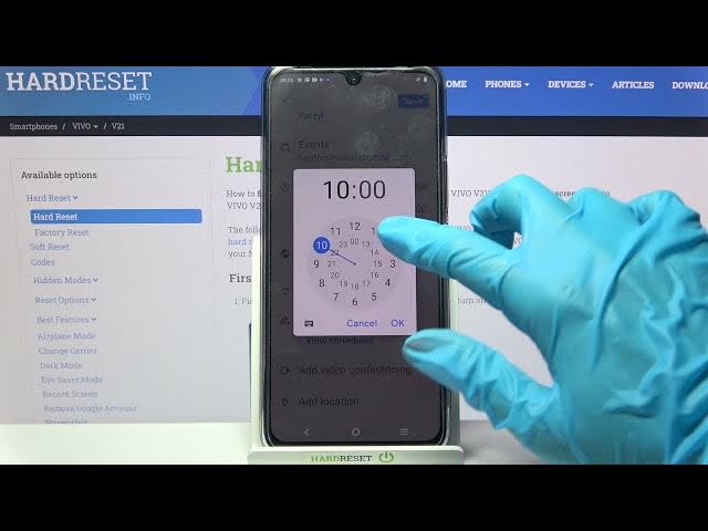 Video thumbnail for How to Add Event to Calendar in VIVO V21 – Set Up Reminder
