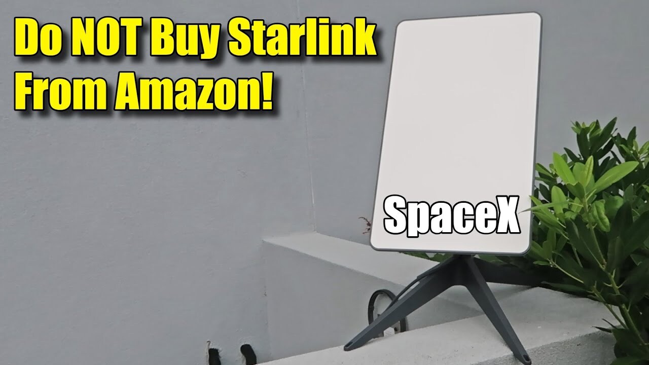 Video thumbnail for Do NOT Buy Starlink From Amazon! Time to Prepper!
