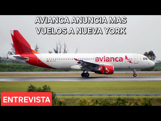 Video thumbnail for ¡EXCLUSIVA!🔴 AVIANCA en Ecuador: Más vuelos a NUEVA YORK y nueva ruta MIAMI con Juan Francisco Ortiz