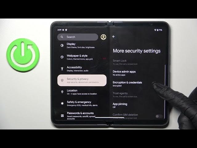Video thumbnail for How to Clear Credentials on Google Pixel Fold?