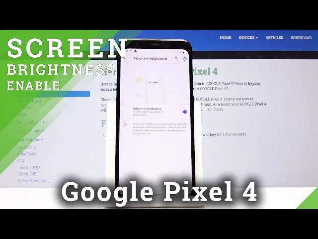 Video thumbnail for How to Enable Adaptive Brightness in GOOGLE Pixel 4 – Screen Brightness