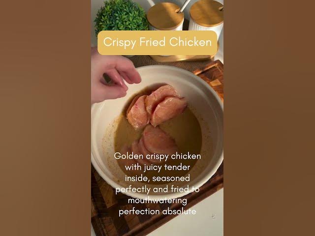 Video thumbnail for Best Ever Crispy Fried Chicken Recipe | Juicy & Golden