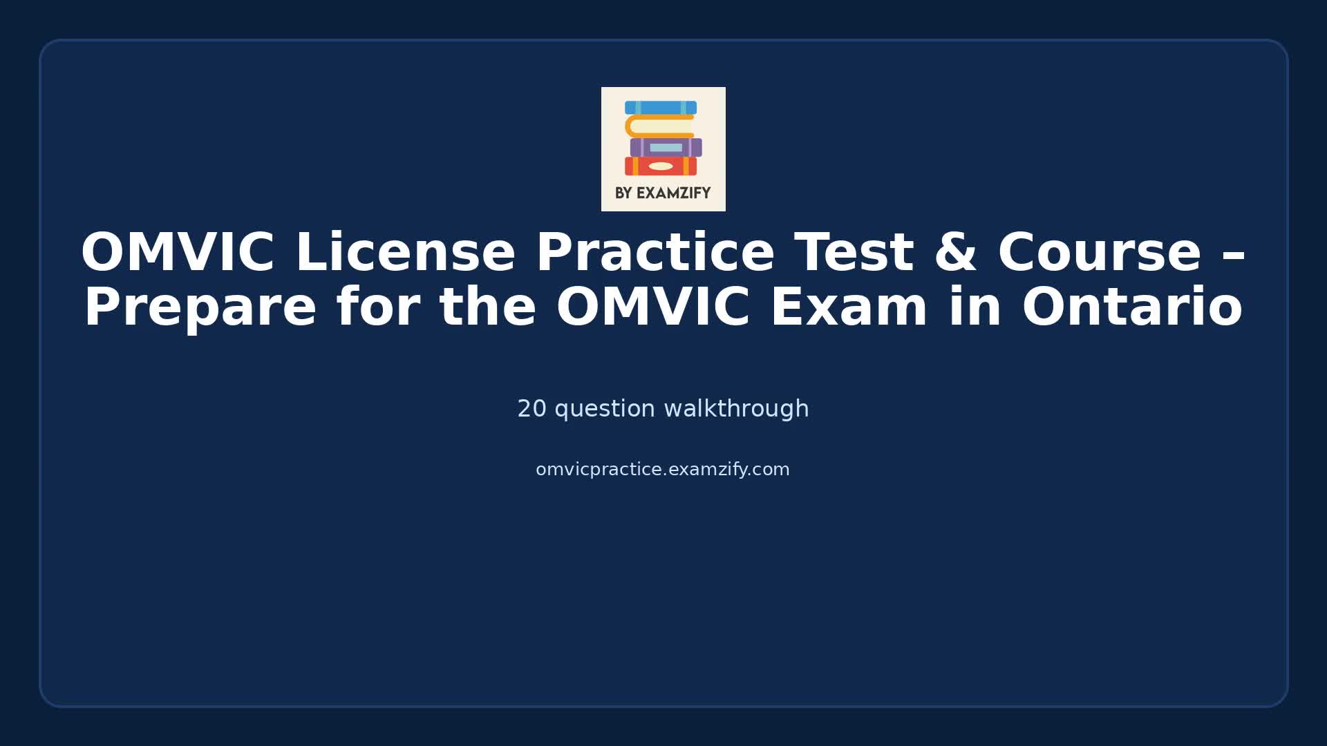 Video thumbnail for OMVIC License Practice Test & Course – Prepare for the OMVIC Exam in Ontario