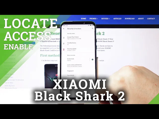 Video thumbnail for How to Turn Off Device Location in Xiaomi Black Shark 2 - Switch Off GPS
