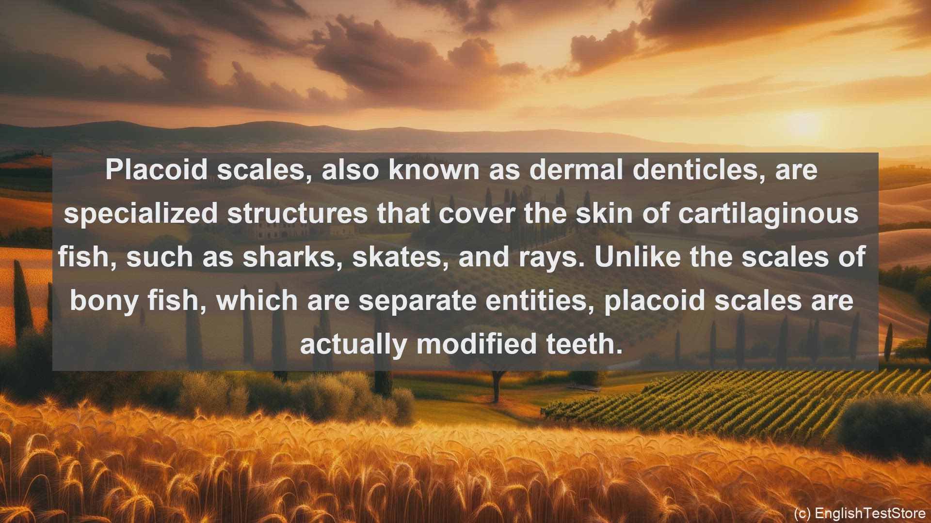 'Video thumbnail for Placoid scale in science  definition and examples'