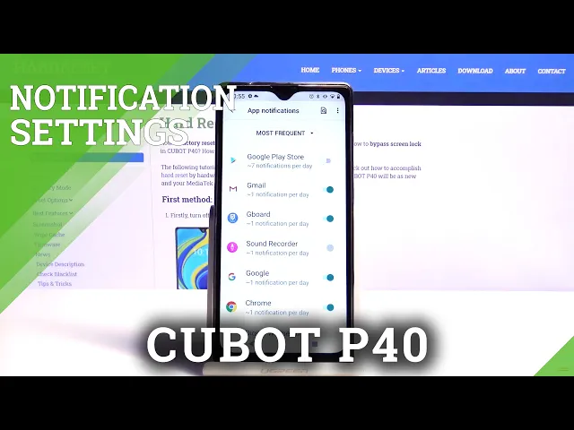 Video thumbnail for How to Personalize Notification on CUBOT P40 – Customize Notifications