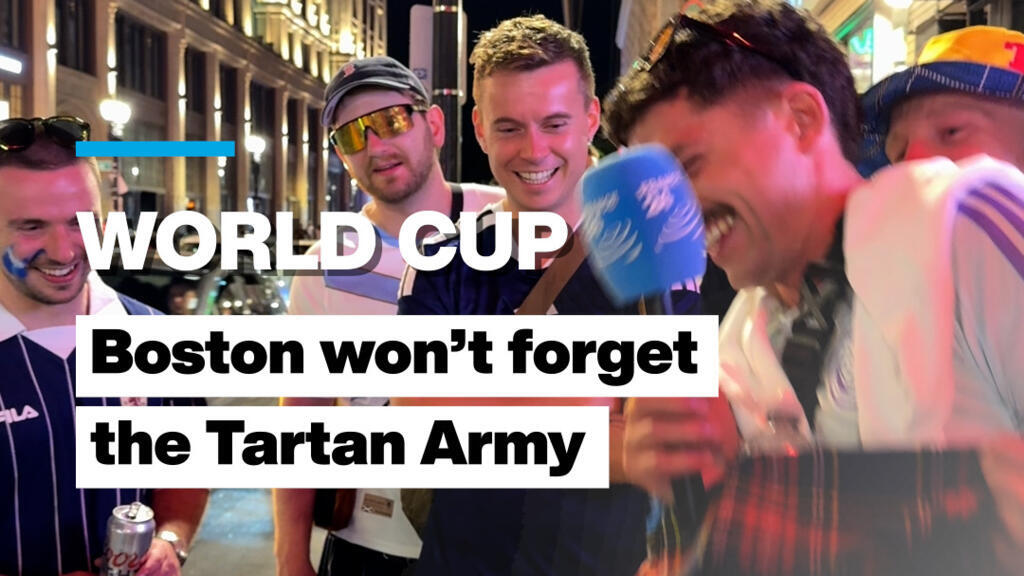Video thumbnail for Farewell, Scotland: Boston won’t forget the Tartan Army