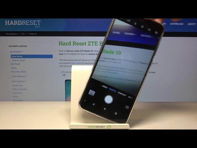 Video thumbnail for How to Enable / Disable Camera Leveler in ZTE Blade 10?