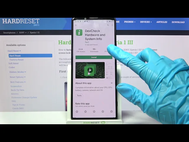 Video thumbnail for How to Check Phone Specification on SONY Xperia 1 III – DevCheck Hardware and System Info
