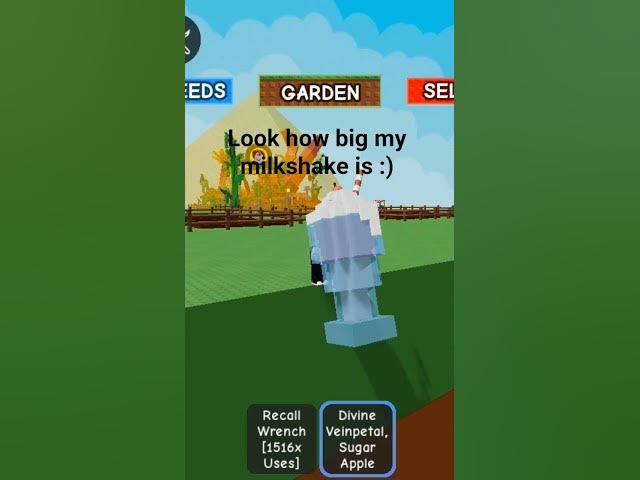 Video thumbnail for Look how big my milkshake is [Grow a Garden]