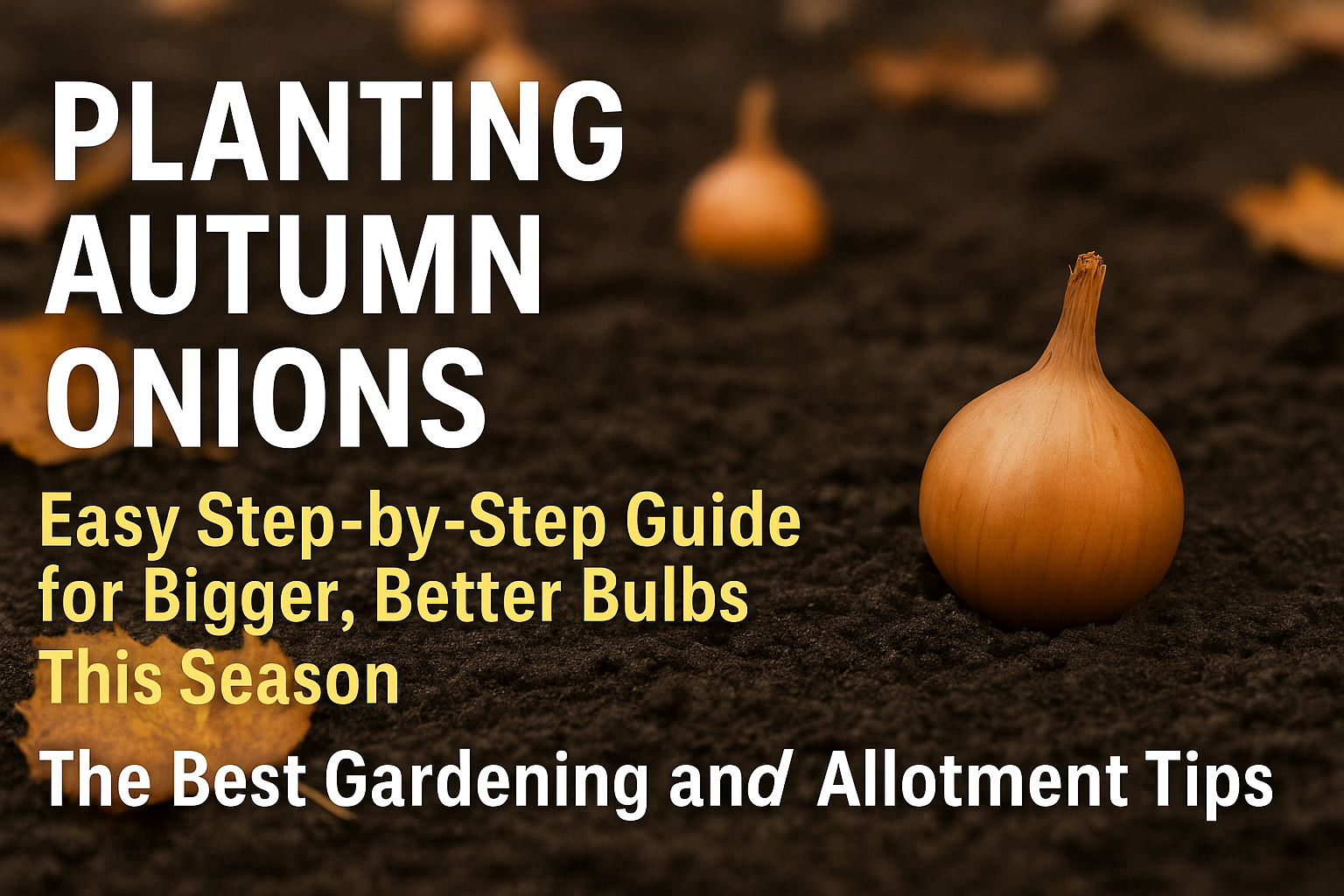 Video thumbnail for 🎥 ✅ “Planting Autumn Onions 🧅🍂 | Easy Step-by-Step Guide for Bigger, Better Bulbs This Season 🌱✨”
