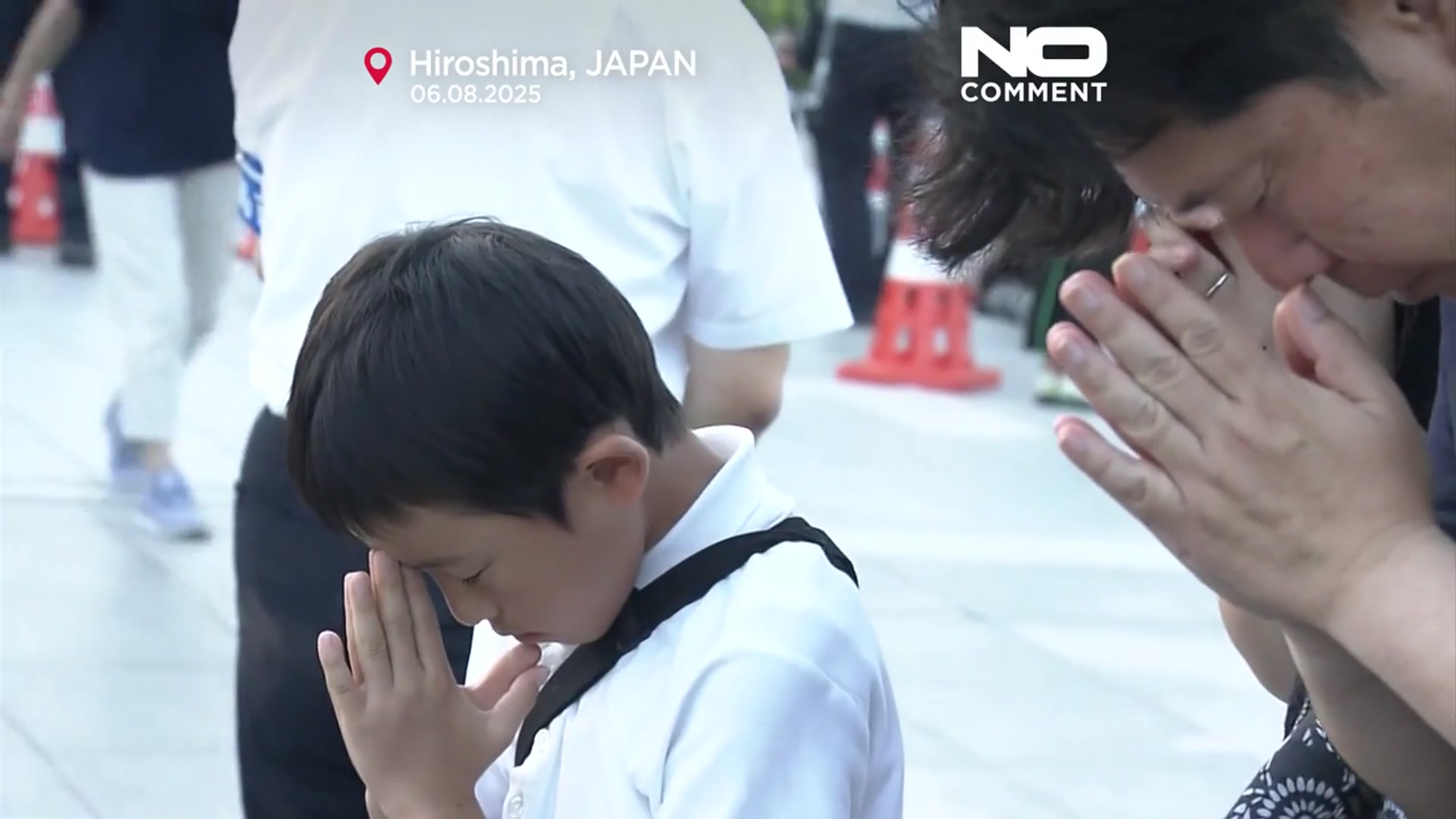 'Video thumbnail for Hiroshima remembers victims on 80th anniversary of atomic bombing'
