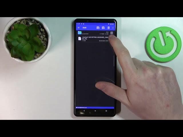 Video thumbnail for How to Unpack RAR&ZIP Files on RAP App in SONY Xperia Pro-I - Use RAR app