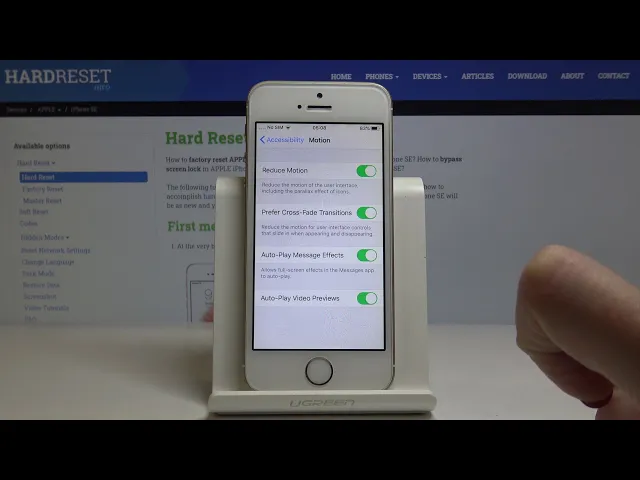 Video thumbnail for How to Reduce Motion in APPLE iPhone SE – Speed Up Transitions