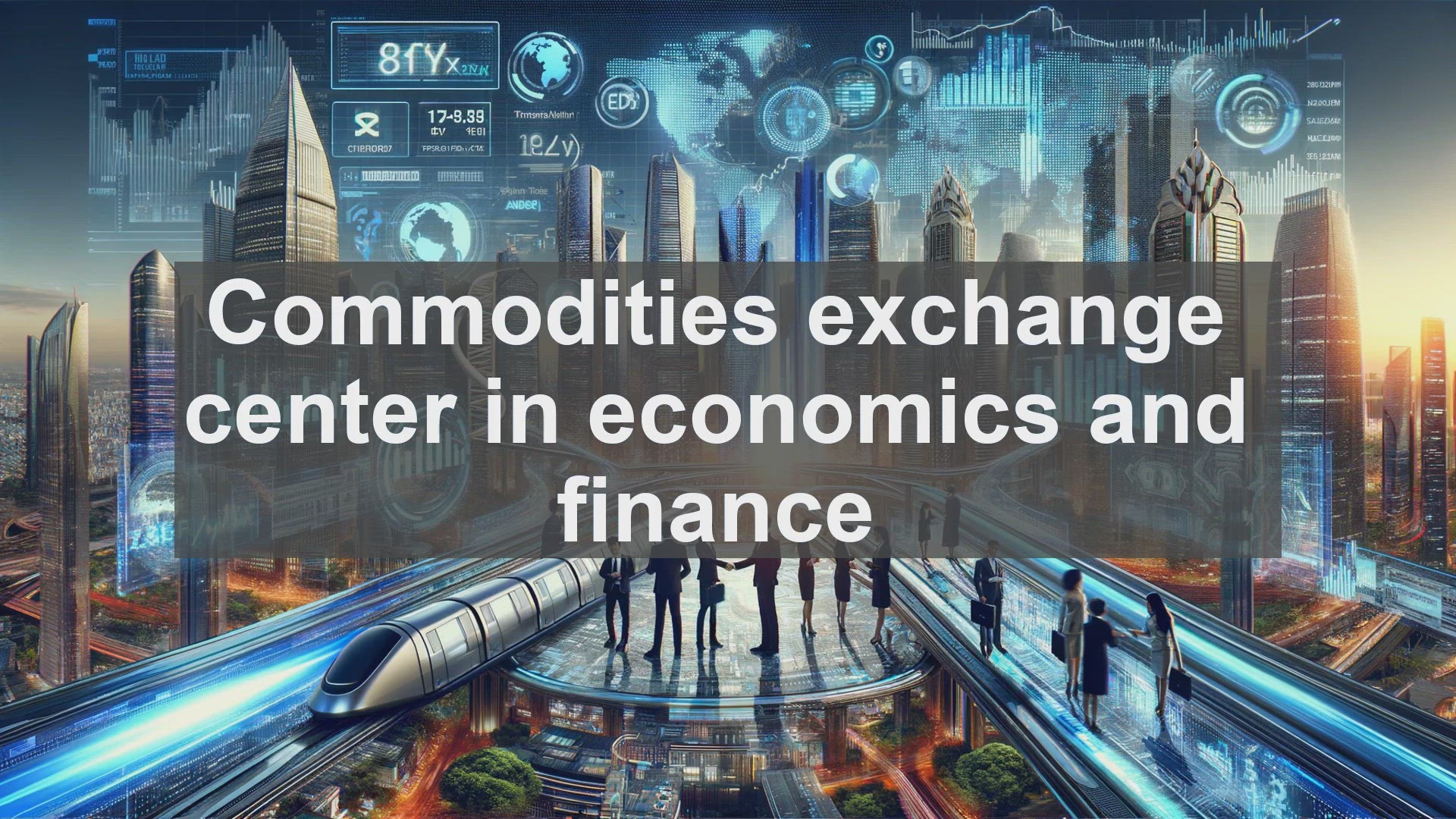 'Video thumbnail for Commodities exchange center in economics and finance'